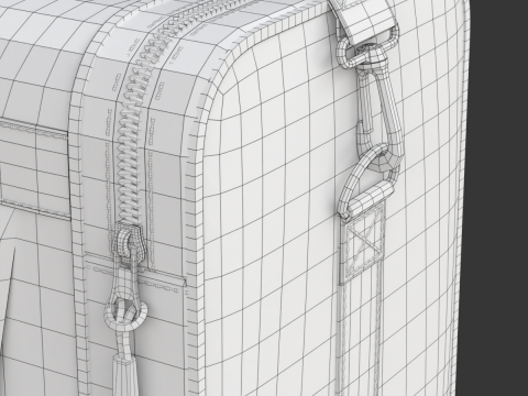 Sport Travel Bag 3D Model