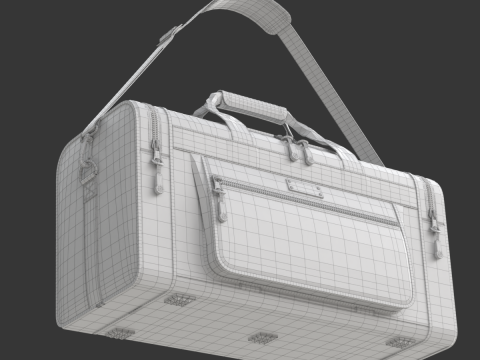 Sport Travel Bag 3D Model
