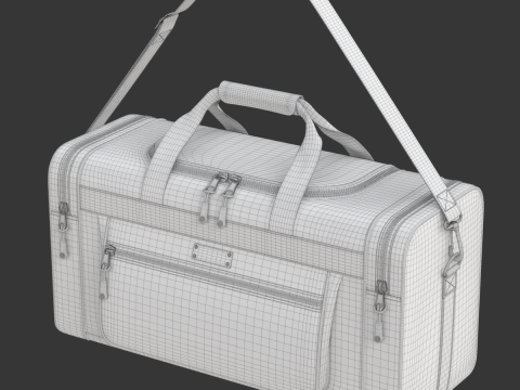 Sport Travel Bag 3D Model