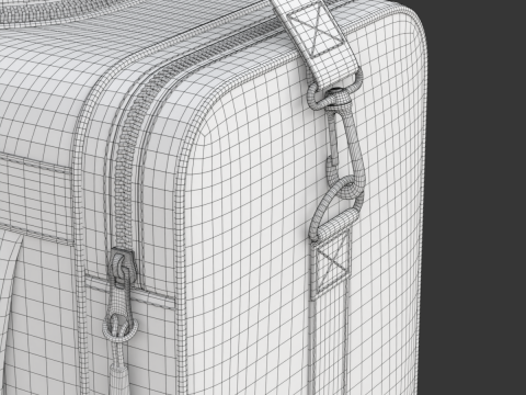 Sport Travel Bag 3D Model