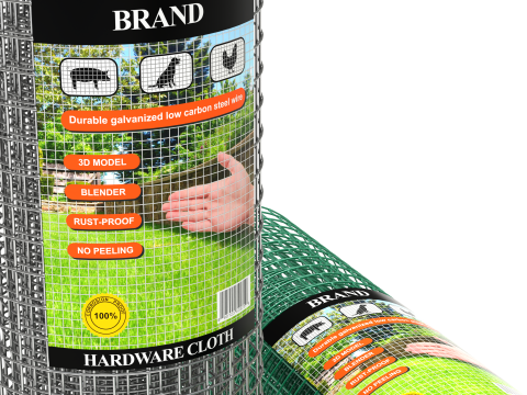 Adaptable Hardware Cloth Wire 3D Model