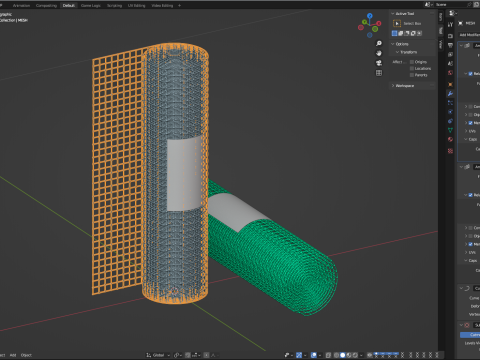 Adaptable Hardware Cloth Wire 3D Model