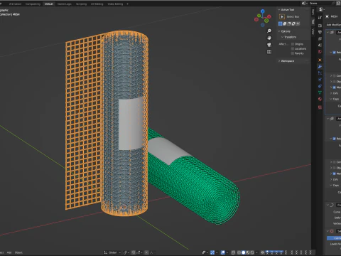Uyarlanabilir Donanım Kumaş Teli 3D Model