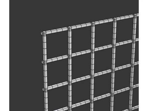 Uyarlanabilir Donanım Kumaş Teli 3D Model