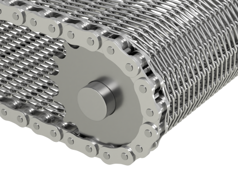 Editable Animated Wire Mesh Belt 3D मॉडल