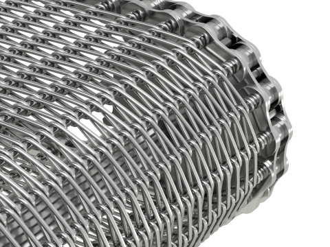 Editable Animated Wire Mesh Belt 3D मॉडल