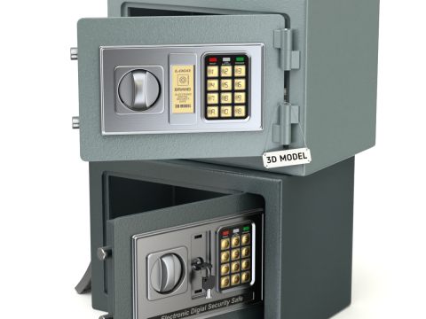 Digital Safe Box 3D 模型