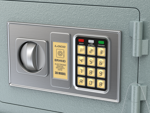 Digital Safe Box 3D 模型