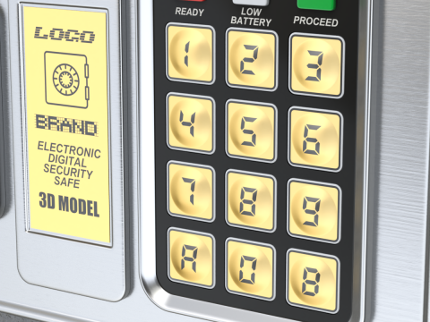 Digital Safe Box 3D 模型