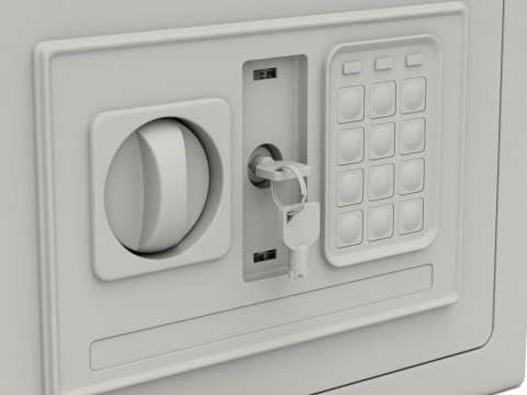 Digital Safe Box 3D 模型