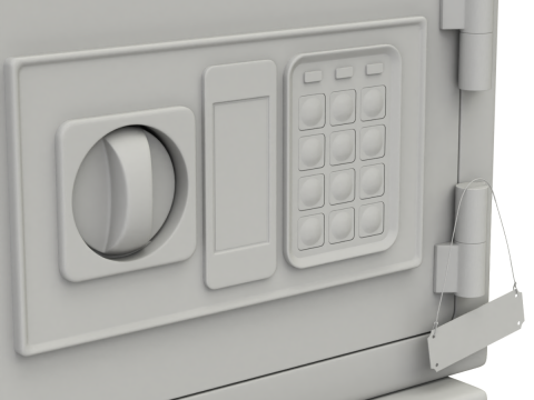 Digital Safe Box 3D 模型