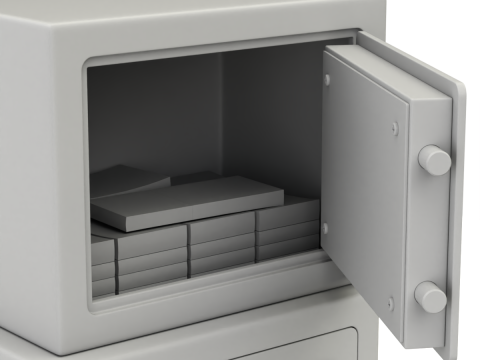 Digital Safe Box 3D 模型
