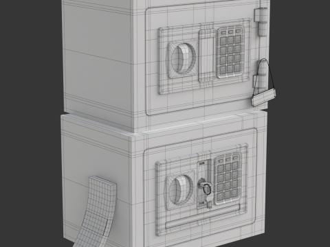 Digital Safe Box 3D 模型