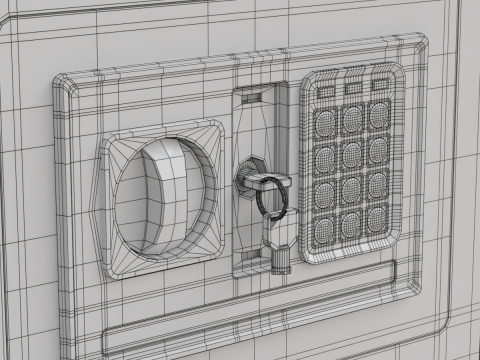 Digital Safe Box 3D 模型