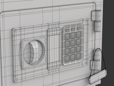 Digital Safe Box 3D 模型
