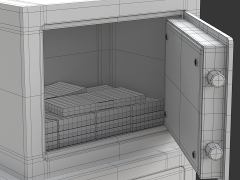 Digital Safe Box 3D 模型