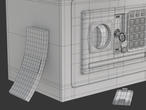 Digital Safe Box 3D 模型