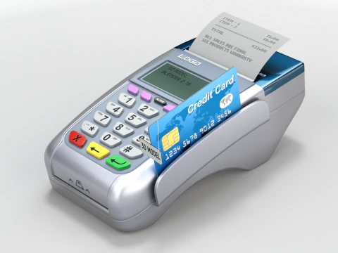 Credit Card Reader 3D Model