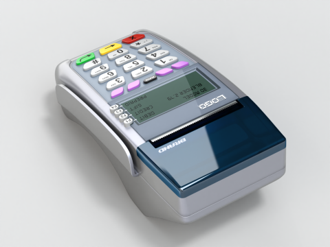 Credit Card Reader Modèle 3D