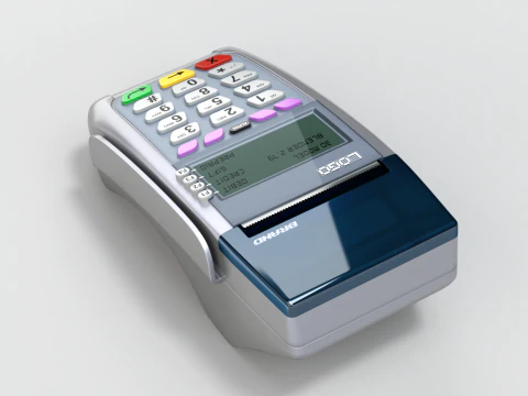 Credit Card Reader 3D Model