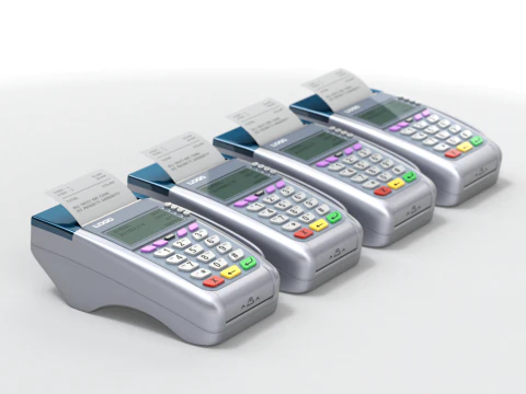 Credit Card Reader 3D Model