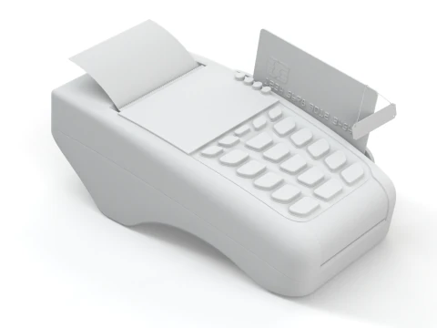 Credit Card Reader 3D Model