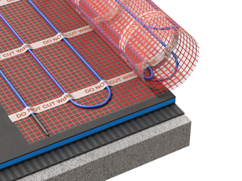 Fu&szlig;bodenheizung 3D Modell