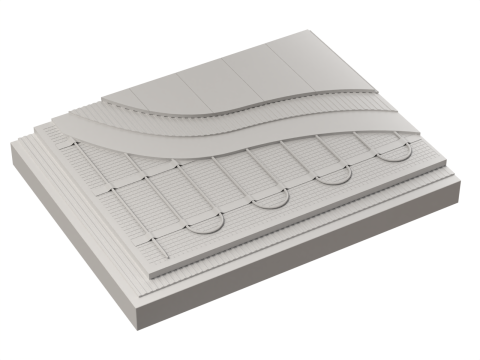 Floor Heating System 3D 모델