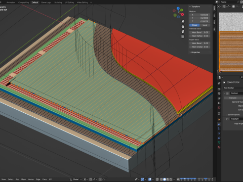 Floor Heating System 3D 모델