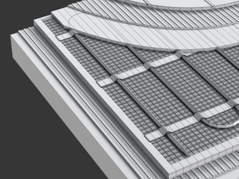 Fu&szlig;bodenheizung 3D Modell
