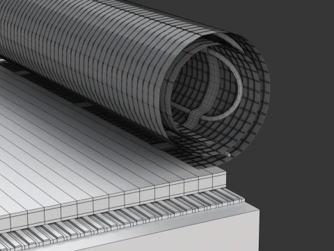 Fu&szlig;bodenheizung 3D Modell