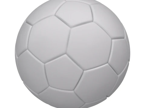 Rotating soccer ball with national flags 3D Model
