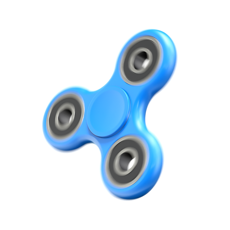 Rotating Fidget Spinner 3D 模型 .c4d .max .obj .3ds .fbx .stl .blend 