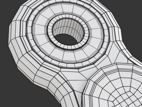 Rotating Fidget Spinner 3D 模型