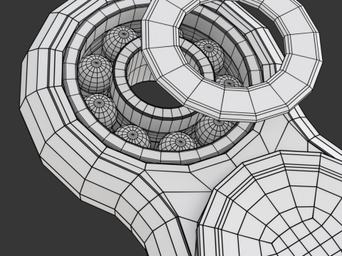 Rotating Fidget Spinner 3D 模型