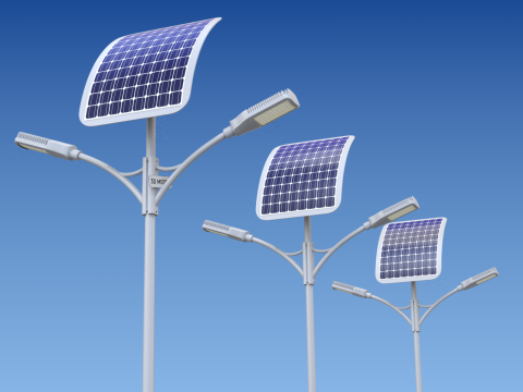 Solar Street Lamp 3D Модель