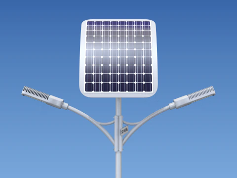 Solar Street Lamp 3D Model
