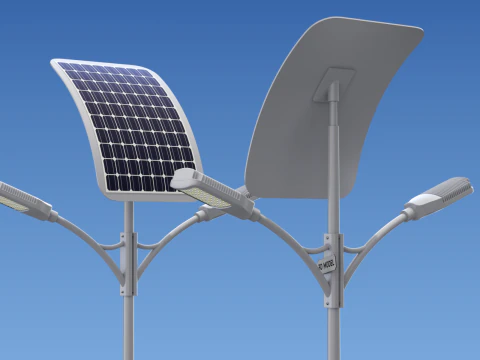 Solar Street Lamp 3D Model