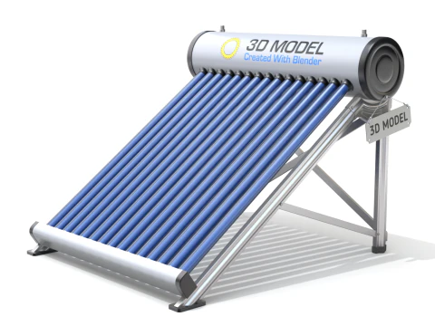 Home Solar System Components 3D Model