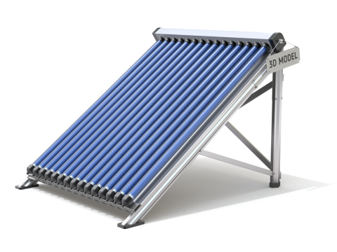Home Solar System Components 3D Model