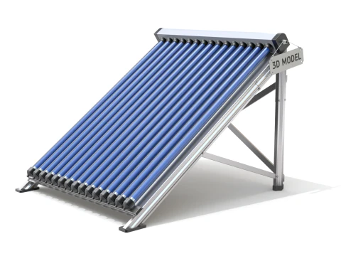 Home Solar System Components 3D Model