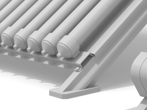 Home Solar System Components 3D Model