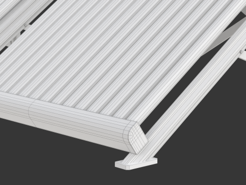 Home Solar System Components 3D Model