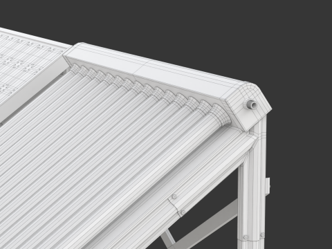 Home Solar System Components 3D Model