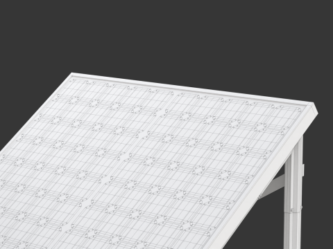 Home Solar System Components 3D Model