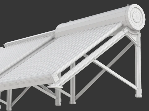 Home Solar System Components 3D Model