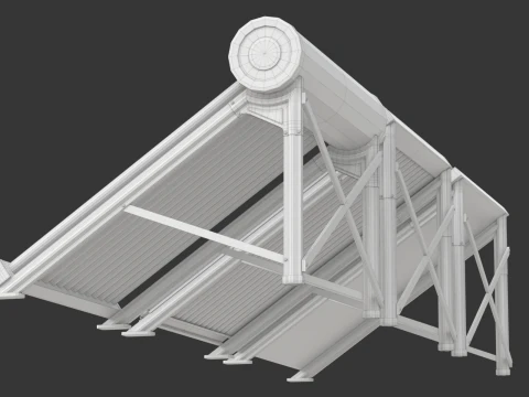 Home Solar System Components 3D Model