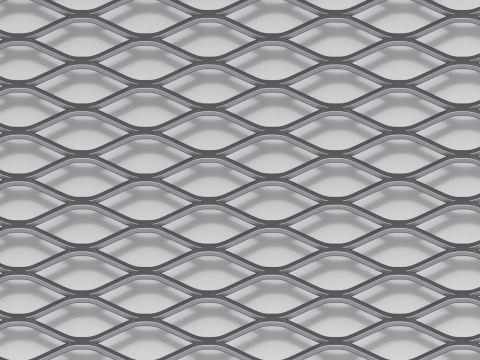 Adaptable Expanded Metal Mesh 3D Model