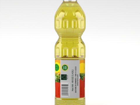 Cooking Oil Bottle 3D 模型
