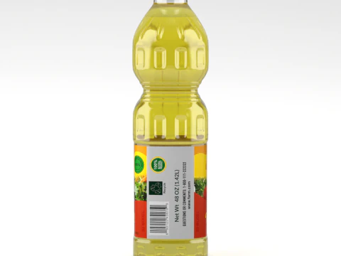 Cooking Oil Bottle 3D Model